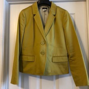 Gold Satin JCrew Blazer